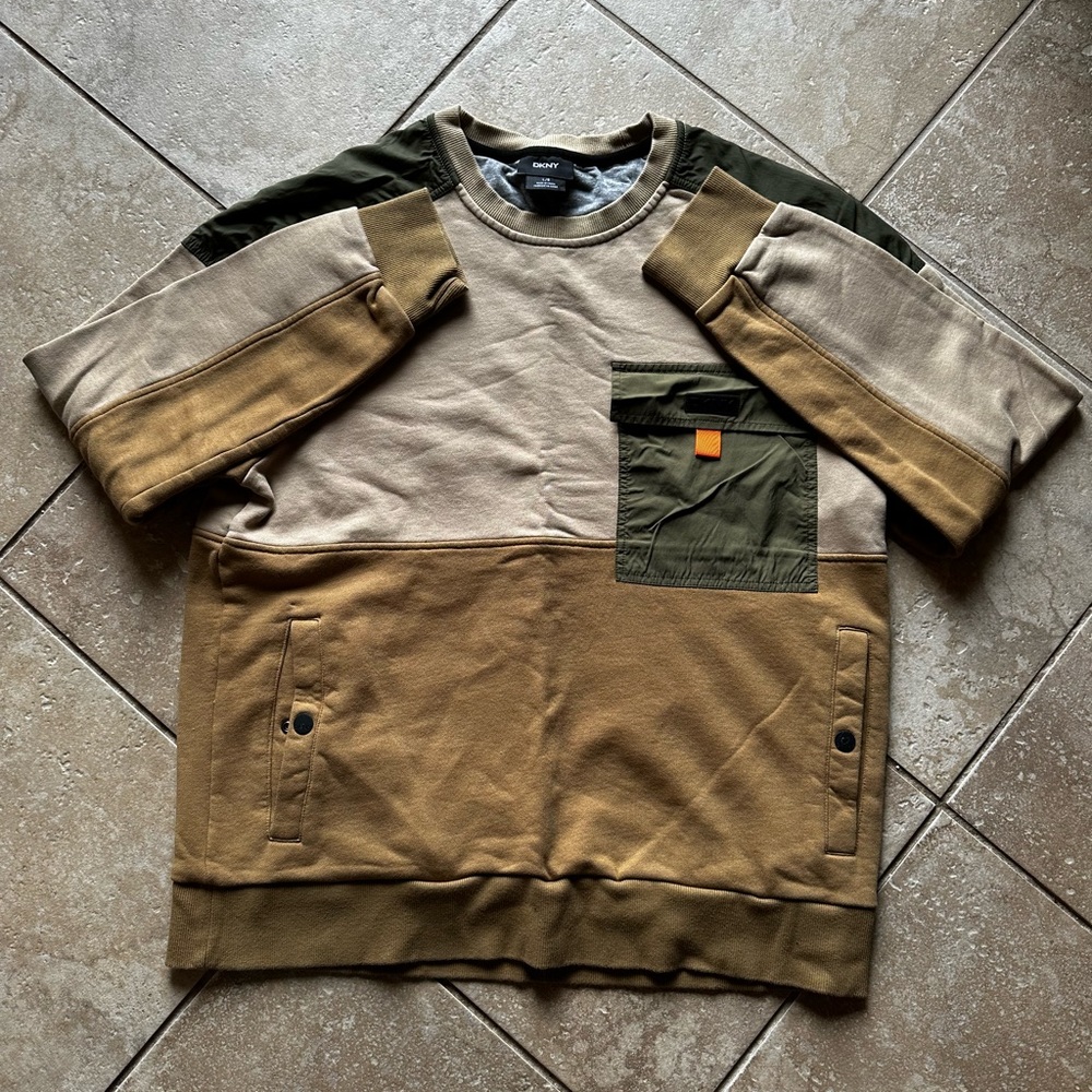 DNKY L Color Block Sweatshirt